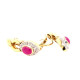 Pre Owned 18ct Ruby and Diamond Drop Earrings ZL562 Pre Owned 18ct Ruby and Diamond Drop Earrings ZL562